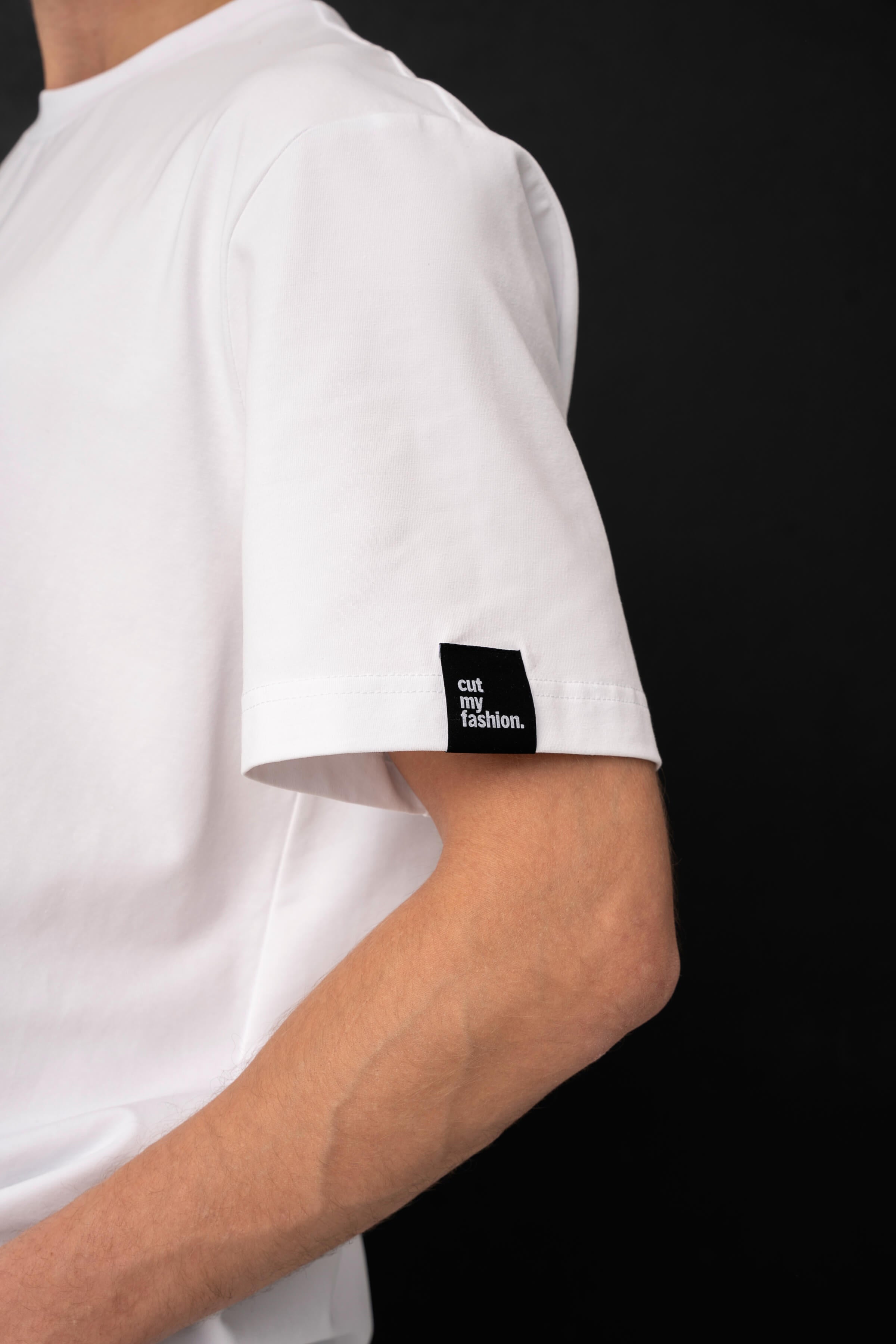 Weißes Herren-T-Shirt