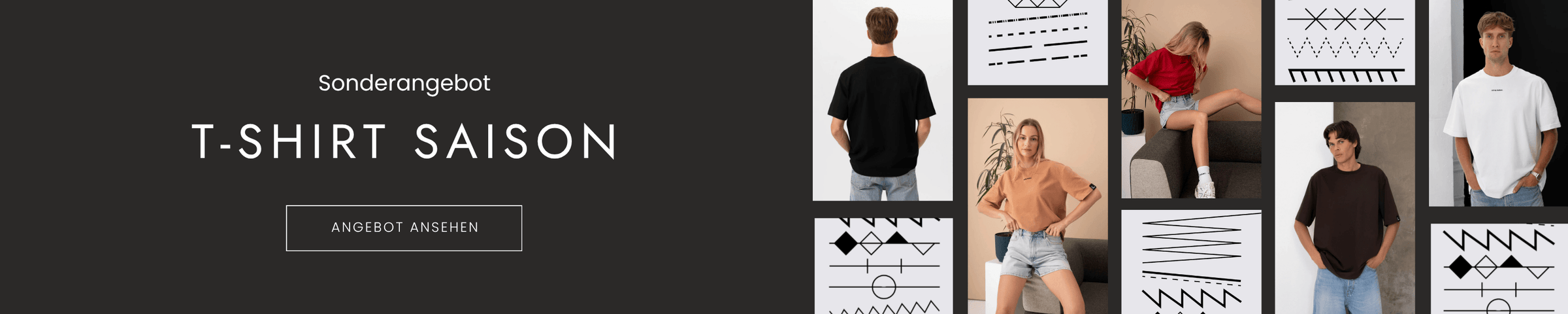 Sonderangebot T-Shirt Saison 2026 – Oversized T-Shirts von cutmyfashion in verschiedenen Farben