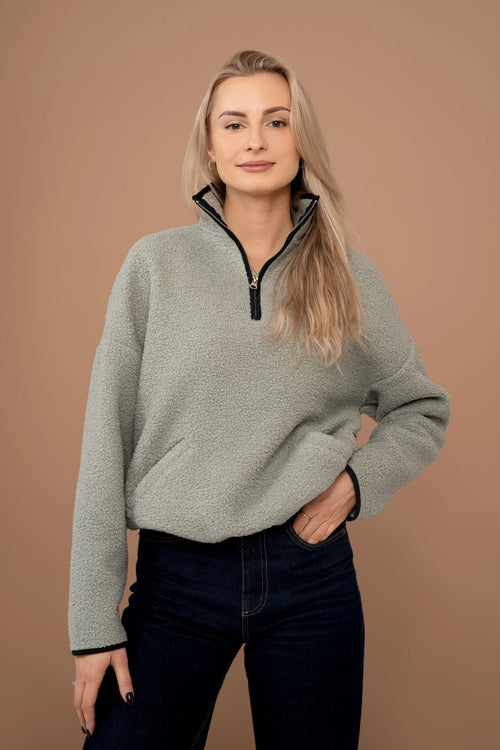 Oversized Teddy-Sweatshirt „Dana