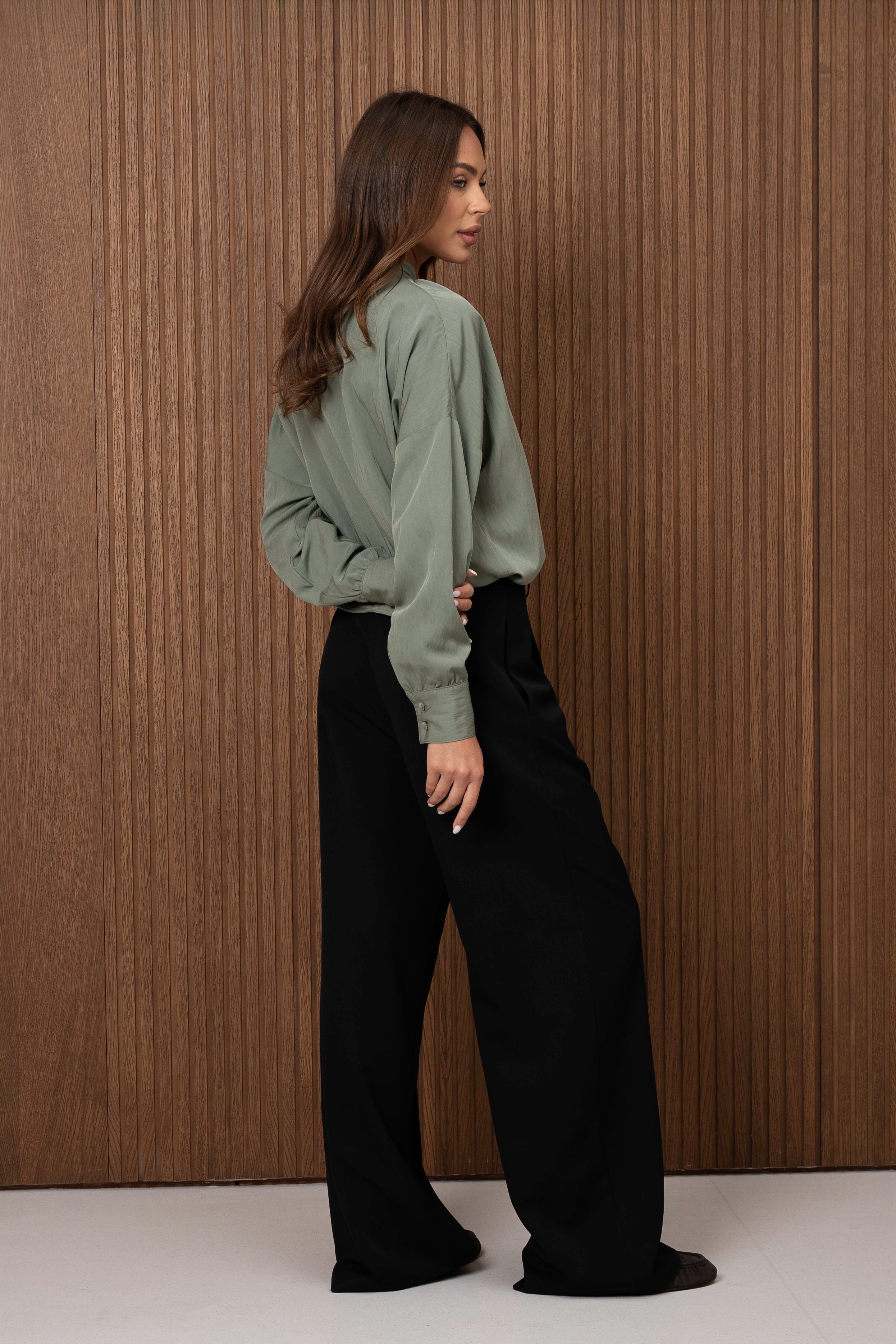 Damen-Bluse „Gloria" Khaki CMF599-17