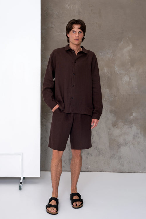 Herren-Leinenshorts „Tauras
